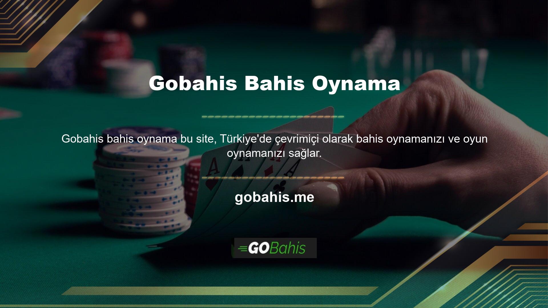 Gobahis sitesindeki mobil portal portalına katılabilir ve harika bahis hizmetlerinin tadını çıkarabilirsiniz